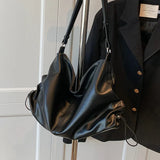 Women's Large Capacity Shoulder Bag Textured Handbag