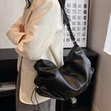 Women's Large Capacity Shoulder Bag Textured Handbag