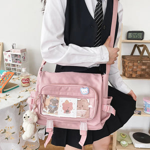 Women's Messenger Bags Style Backpack College Large Capacity Crossbody Bags