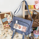 Women's Messenger Bags Style Backpack College Large Capacity Crossbody Bags