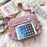 Women's Messenger Bags Style Backpack College Large Capacity Crossbody Bags