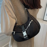 Women's Nylon Shoulder Bag Casual Small Square Bag