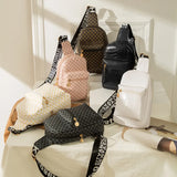 Women's Printed Chest Bag Waist Bag Messenger Shoulder Handbag