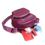 Women's Shoulder Bag Diamond Multi-layer Large-capacity Messenger Bag