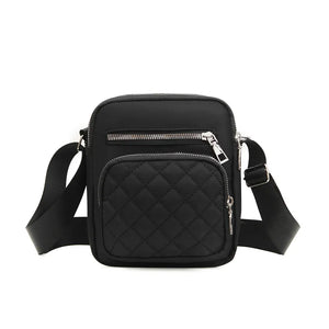 Women's Shoulder Bag Diamond Multi-layer Large-capacity Messenger Bag