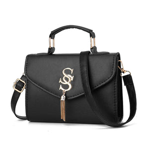Retro Solid Shoulder Bag for Women