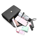 Retro Solid Shoulder Bag for Women