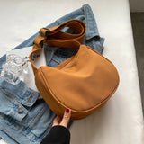 Women's Soft Fabric Shoulder Messenger Side Bag Large Capacity Female Handbags