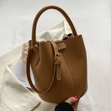 Vintage Shoulder Bag Women's Bag Net Red Crossbody Handbag Bucket Bag