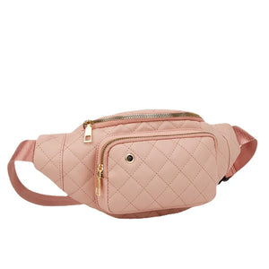 Embroidered Thread Messenger Bag Travel Waist Bag