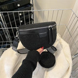 Autumn Hot Diamond Bag Women's One-Shoulder Messenger Bag
