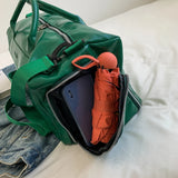 Waterproof Large Capacity Leather Travel Tote Bag