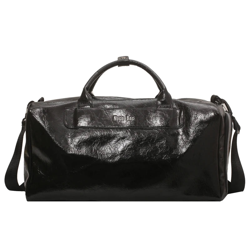 Waterproof Large Capacity Leather Travel Tote Bag
