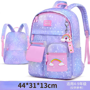 Rainbow Children School Bags for Girls Waterproof