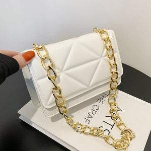 Women's V Pattern Embossed Square Bag Messenger Small Shoulder Crossbody Bags