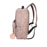 Women's PU Leather Backpack for Girls Travel Bagpack Y205
