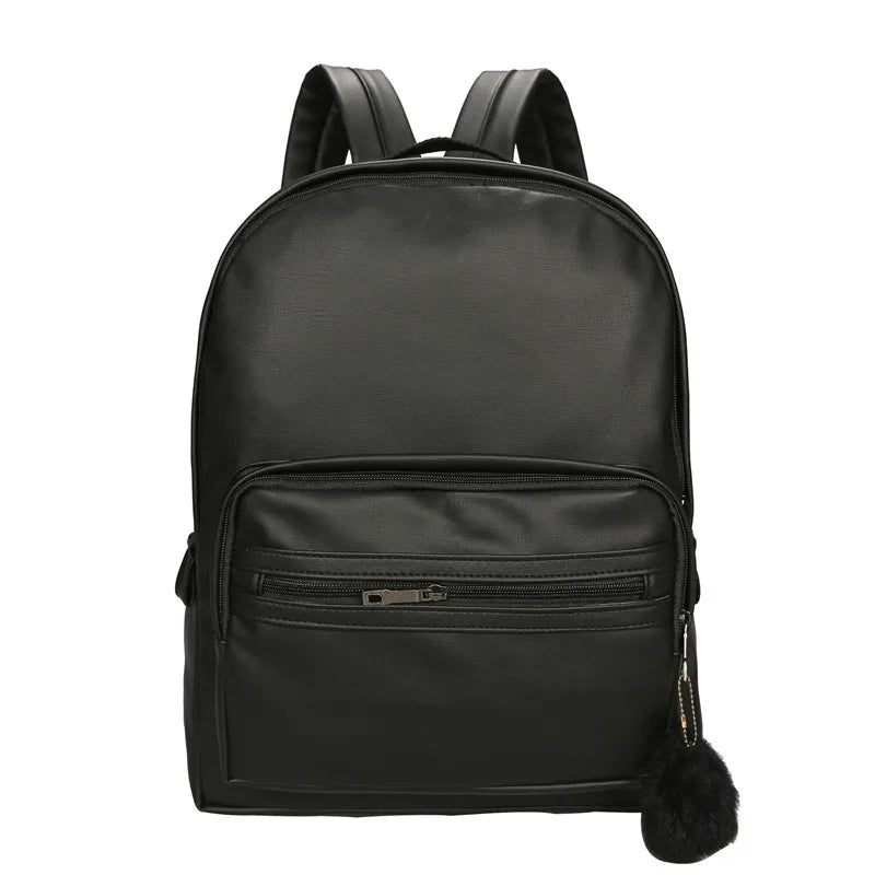 Women's PU Leather Backpack for Girls Travel Bagpack Y205