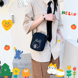 Canvas Bunny Mini Shoulder Bag