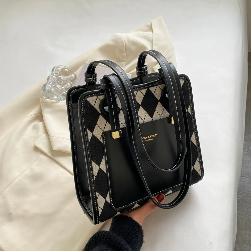 Women Leather Shoulder Bag Handbag Large Capacity Tote Bags Ladies Handbags