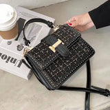 Small Square Shoulder Bag Messenger Handbag