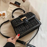 Small Square Shoulder Bag Messenger Handbag