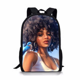 African Girl Children's Backpack Schoolbag