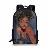 African Girl Children's Backpack Schoolbag