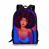 African Girl Children's Backpack Schoolbag