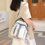 Ladies Large Capacity PU Leather Backpack