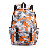 Camouflage Backpack for Teen Girls Boys Polyester Schoolbag