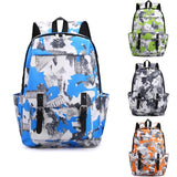 Camouflage Backpack for Teen Girls Boys Polyester Schoolbag