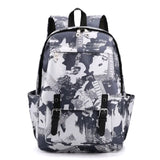 Camouflage Backpack for Teen Girls Boys Polyester Schoolbag