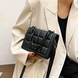 Embossed Flap Crossbody Bag Women's Mini Handbag Purse