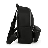 Ladies Double Pocket Oxford Fabric Backpack Lightweight Women's School Bag