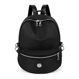 Ladies Double Pocket Oxford Fabric Backpack Lightweight Women's School Bag