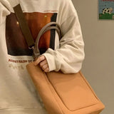 Japanese Style Canvas Tote Bag with Large Capacity