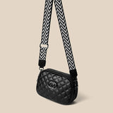 Three-Layer Wide Shoulder Belt Small Bag Women's Messenger Bag