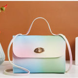 Lingge Embossed Small Square Bag Handbags for Women