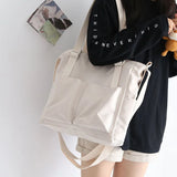 Waterproof Nylon Large Tote Shoulder Bag for Women