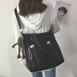Waterproof Nylon Large Tote Shoulder Bag for Women