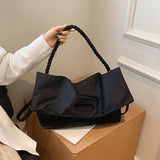 Large Capacity Oxford Cloth Messenger Tote Bag for Women