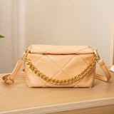 Rhombus Square Cross-Body Bag Shoulder Bag Chain Hand Bag