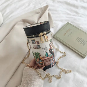 Women's Cartoon Chain Messenger Bag Mini Shoulder Bag