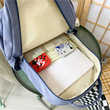 Girl Backpack Large Capacity Ins Backpack Teen Girl Schoolbag