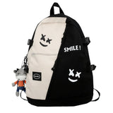 Winter Couple Travel Backpack, Portable Youth School Bag