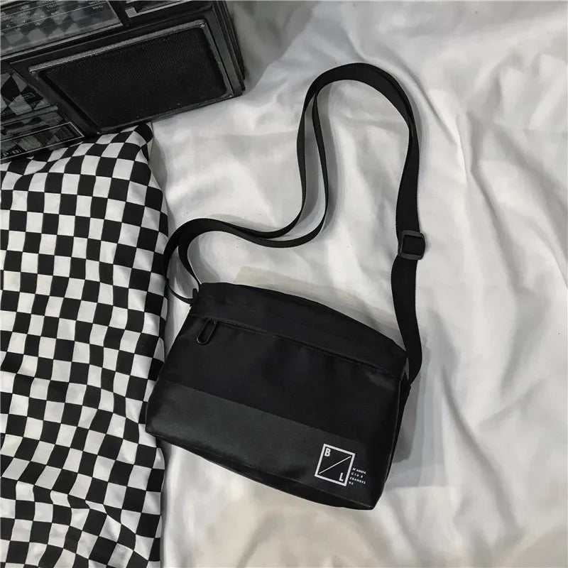 Cross Body Bag for Students Hip Hop Style
