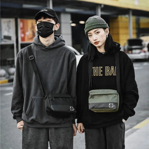 Cross Body Bag for Students Hip Hop Style