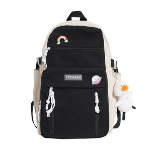 Large Student Backpack for Girls and Women, Leisure Travel School Bag