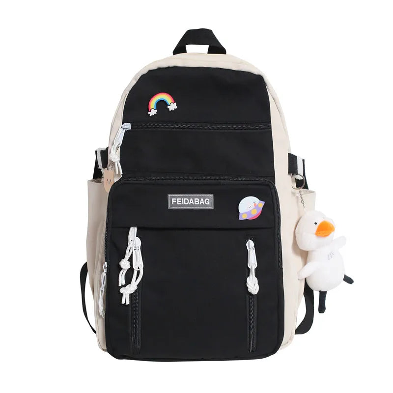 Large Student Backpack for Girls and Women, Leisure Travel School Bag