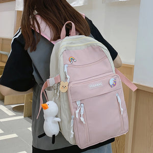 Large Student Backpack for Girls and Women, Leisure Travel School Bag